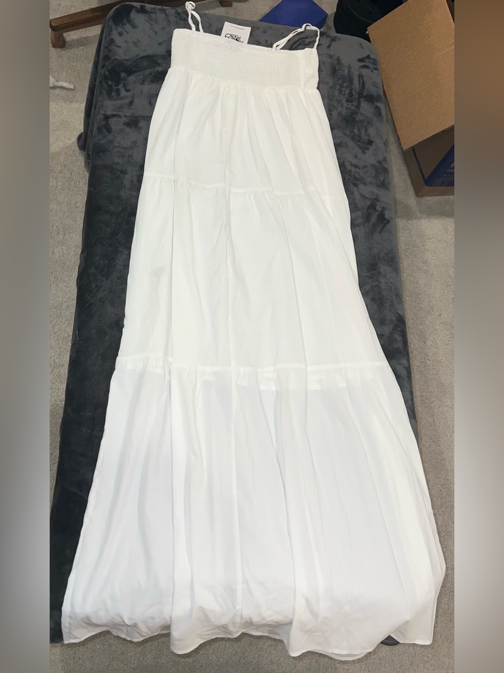 Princess Polly Warrego Maxi Dress in White Size 4 New with tag - Picture 11 of 11